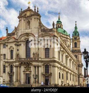 église Saint Nicolas, Prague Banque D'Images