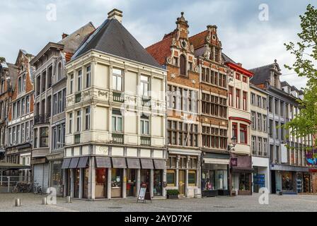 Place du Grand marché (Grote Markt), Mechelen, Belgique Banque D'Images