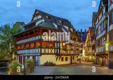 rue à Strasbourg, France Banque D'Images