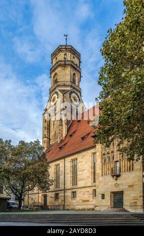 Stiftskirche, Stuttgart, Allemagne Banque D'Images