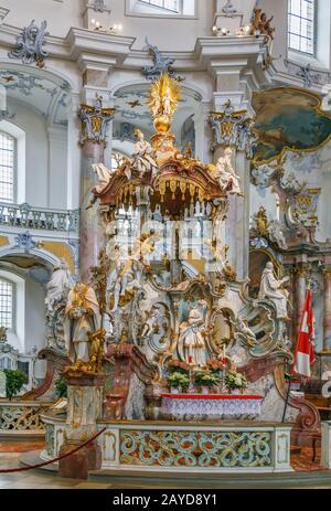 La basilique des quatorze Saints-Helpers, Allemagne Banque D'Images