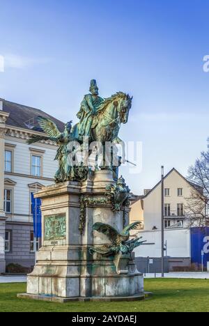 Statue du Kaiser Wilhelm, Düsseldorf, Allemagne Banque D'Images