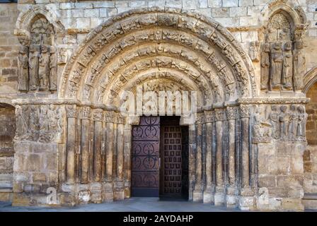 Église de San Miguel, Estella, Espagne Banque D'Images