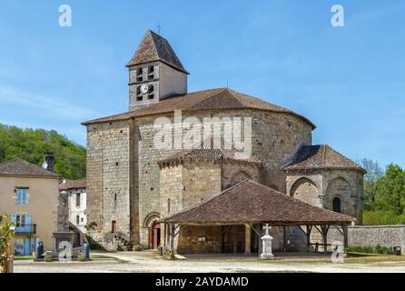 Église Saint-Jean-Baptiste, Saint-Jean-de-Cole, France Banque D'Images