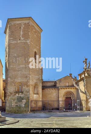 Abbaye de San Pedro el Viejo, Huesca, Espagne Banque D'Images