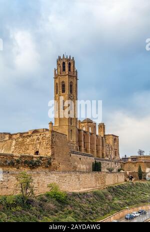 Vieille cathédrale de Lleida, Espagne Banque D'Images