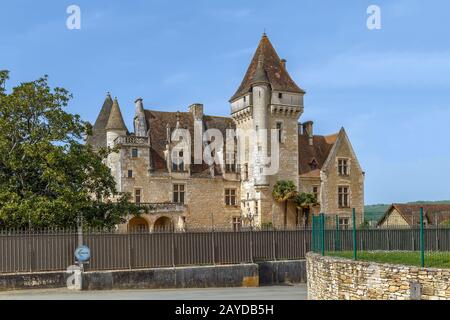 Château des Milandes, France Banque D'Images