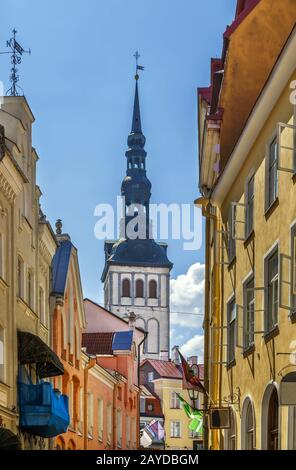 Église Saint Nicolas, Tallinn, Estonie Banque D'Images