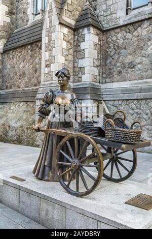 Statue de Molly Malone, Dublin, Irlande Banque D'Images