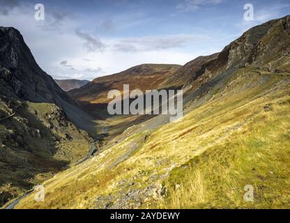 Lake District - Honister Pass Banque D'Images