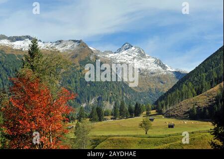 Mallnitztal en Autriche Banque D'Images