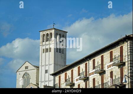 Assise, en Italie Banque D'Images