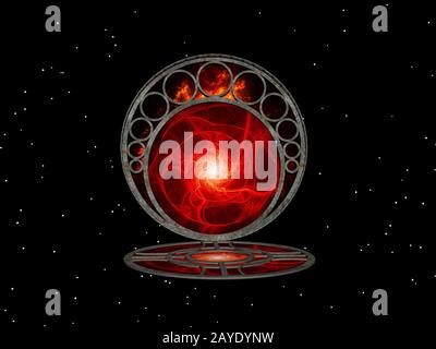 Stargate dans l'univers Banque D'Images