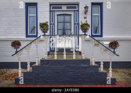 Toenning Schleswig-Holstein - vue d'ensemble d'un bâtiment résidentiel Banque D'Images