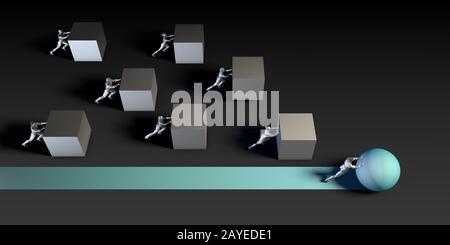 Grande Idée d'entreprise Banque D'Images