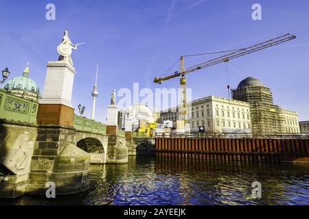 La construction de nouveaux palais de Berlin, Berlin, Allemagne Banque D'Images