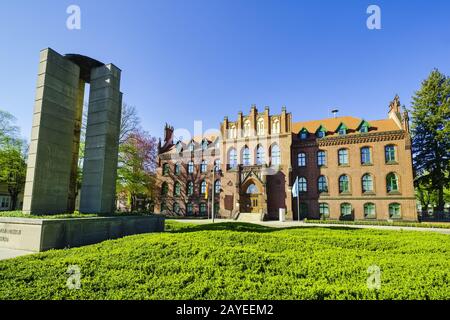 Bureau de district, Rathenow, Brandenburg, Allemagne Banque D'Images