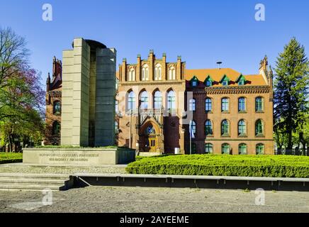 Bureau de district, Rathenow, Brandenburg, Allemagne Banque D'Images