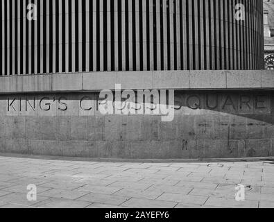 King's Cross Square, Londres, Grande-Bretagne Banque D'Images