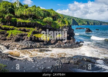 Une vue magnifique du paysage naturel à Maui, Hawaii Banque D'Images