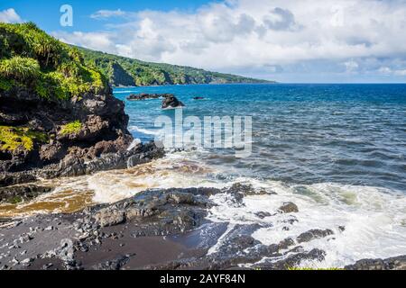 Une vue magnifique du paysage naturel à Maui, Hawaii Banque D'Images