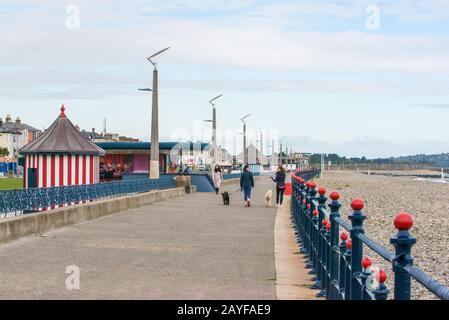 Promenade de Bray en Irlande Banque D'Images