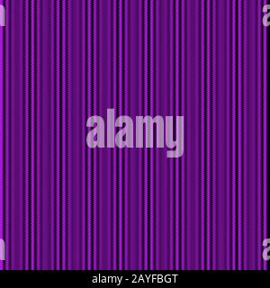 rayures en forme d'onde zigzag dans les couleurs violet et noir, disposées verticalement Banque D'Images