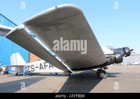 Ju 52 'Jan Van Riebeeck' en Afrique du Sud Banque D'Images