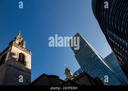 Le Walbrook Building et le siège social de Rothschild Bank dans la ville de Londres Banque D'Images