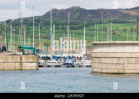 Navigation de plaisance à Greystones - Irlande Banque D'Images