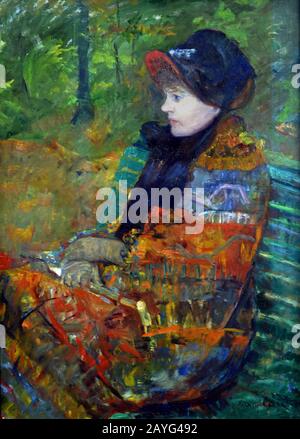Automne (portrait de Lydia Cassatt) 1880 par Mary Cassatt 1844-1926 American, Etats-Unis, of, America, USA French, France, Banque D'Images