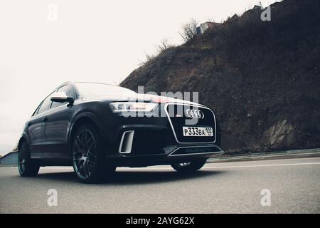 UFA, RUSSIE - 4 MARS 2018 : Sportsline Audi RS troisième trimestre dans la rue Banque D'Images