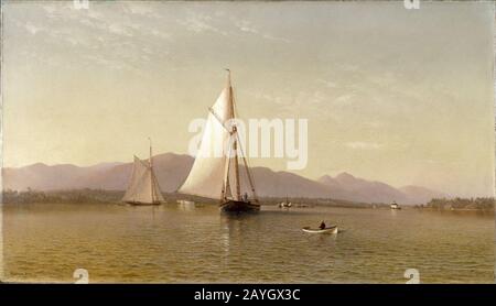 Francis Augustus Silva - L'Hudson Au Tappan Zee Banque D'Images