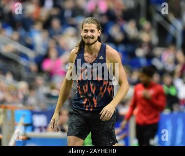 Berlin, Allemagne. 14 février 2020. Athletics: ISTAF Indoor coffre-fort de poteau pour Homme dans la Mercedes-Benz Arena. Rutger Koppelaar des Pays-Bas. Crédit: Soeren Stache/Dpa-Zentralbild/Dpa/Alay Live News Banque D'Images