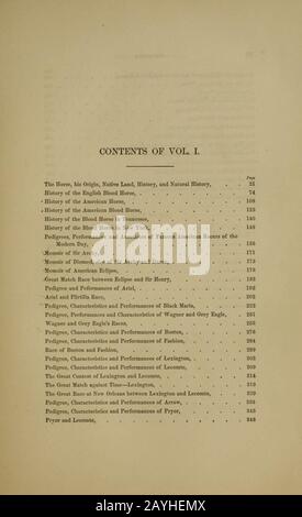 Cheval et équitation de Frank Forester des États-Unis et des provinces britanniques d'Amérique du Nord (page 19) Banque D'Images