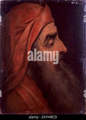 Frans Floris - Homme dans une casquette rouge. Banque D'Images