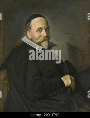 Frans Hals - Portrait d'un homme peut-être Willem van Warmondt. Banque D'Images