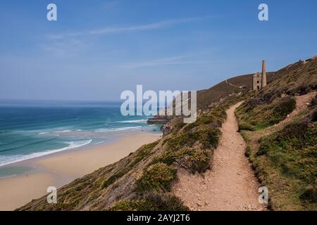 Manteaux de lactosérum à Cornwall, Royaume-Uni Banque D'Images