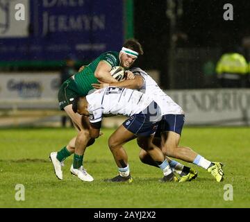 Galway Sportsgrounds, Galway, Connacht, Irlande. 15 février 2020. Guinness Pro 14 Rugby, Connacht Versus Cardiff; Tom Daly Avance Pour Connacht Credit: Action Plus Sports/Alay Live News Banque D'Images