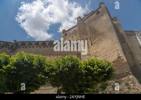 Serracapriola, Foggia, Pouilles, Italie : ville historique. Le château Banque D'Images
