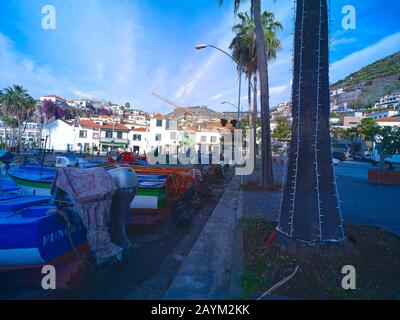 Zone de pêche et de tourisme de Camara de Lobos, Madère, Portugal, Union européenne Banque D'Images