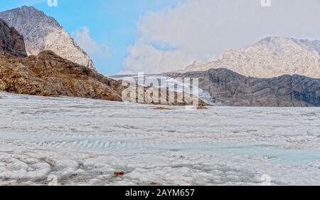 Visite du glacier de Dachstein, Autriche Banque D'Images