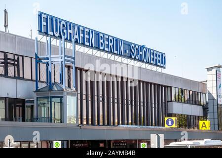 Berlin, ALLEMAGNE, 20 MAI 2018 : l'aéroport international Schoenefeld Banque D'Images