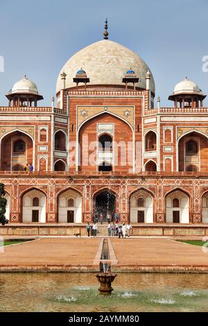 Tombe D'Humayun, Tombe De Nasiruddin Muhammad Humayun, Delhi, Inde Banque D'Images