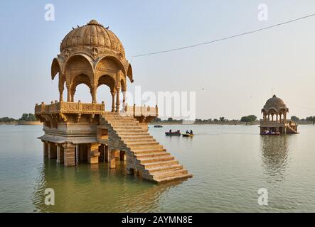 Gadisar Lake, Jaisalmer, Rajasthan, India Banque D'Images