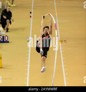 Glasgow, Écosse, Royaume-Uni. 15 févr. 2020 .Harry Coppell en action au Grand Prix intérieur Muller Glasgow 15 FÉVR. 2020 Banque D'Images