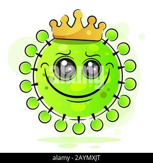 Le Syndrome Respiratoire Du Moyen-Orient Coronavirus Un Nouveau Coronavirus , Silhouette Plate Du Virus Autour De . Chine Illustration de Vecteur