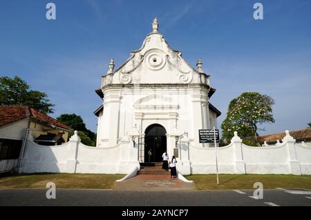 Sri Lanka, Galle, fort, Église réformée néerlandaise (XVIIIe siècle) Banque D'Images