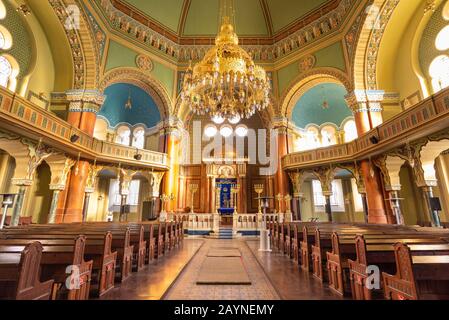 Intérieur de la Synagogue de Sofia, Bulgarie Banque D'Images