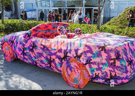 Miami Florida,Midtown,Art Basel,car Cosy,Quilt,FL101205027 Banque D'Images